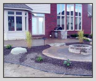 Michigan hardscaping and Landscaped Stone Work
